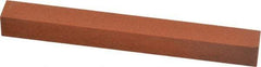 Norton - 4" Long x 3/8" Wide x 3/8" Thick, Aluminum Oxide Sharpening Stone - Square - USA Tool & Supply