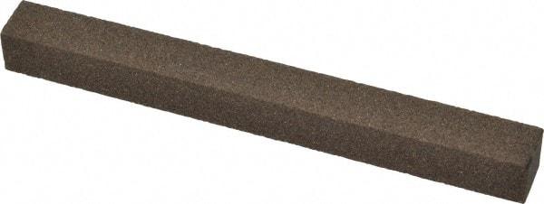 Norton - 4" Long x 3/8" Wide x 3/8" Thick, Aluminum Oxide Sharpening Stone - Square - USA Tool & Supply