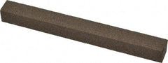 Norton - 4" Long x 3/8" Wide x 3/8" Thick, Aluminum Oxide Sharpening Stone - Square - USA Tool & Supply