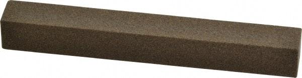 Norton - 4" Long x 1/2" Wide x 1/2" Thick, Aluminum Oxide Sharpening Stone - Square - USA Tool & Supply