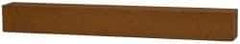 Norton - 6" Long x 3/4" Wide x 3/4" Thick, Aluminum Oxide Sharpening Stone - Square, Medium Grade - USA Tool & Supply