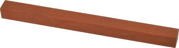 Norton - 6" Long x 1/2" Wide x 1/2" Thick, Aluminum Oxide Sharpening Stone - Square, Fine Grade - USA Tool & Supply