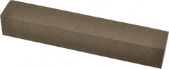 Norton - 6" Long x 1" Wide x 1" Thick, Aluminum Oxide Sharpening Stone - Square, Coarse Grade - USA Tool & Supply