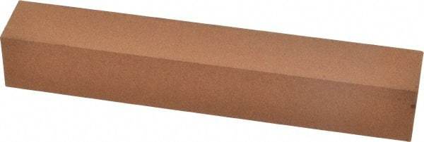 Norton - 6" Long x 1" Wide x 1" Thick, Aluminum Oxide Sharpening Stone - Square, Medium Grade - USA Tool & Supply