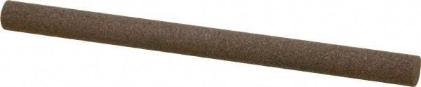 Norton - 4" Long x 1/4" Diam x 1/4" Thick, Aluminum Oxide Sharpening Stone - Round, Coarse Grade - USA Tool & Supply