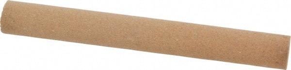 Norton - 4" Long x 1/2" Diam x 1/2" Thick, Aluminum Oxide Sharpening Stone - Round, Medium Grade - USA Tool & Supply
