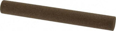 Norton - 4" Long x 1/2" Diam x 1/2" Thick, Aluminum Oxide Sharpening Stone - Round, Coarse Grade - USA Tool & Supply