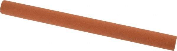 Norton - 6" Long x 1/2" Diam x 1/2" Thick, Aluminum Oxide Sharpening Stone - Round, Fine Grade - USA Tool & Supply