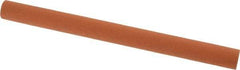 Norton - 6" Long x 1/2" Diam x 1/2" Thick, Aluminum Oxide Sharpening Stone - Round, Fine Grade - USA Tool & Supply