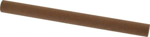 Norton - 6" Long x 1/2" Diam x 1/2" Thick, Aluminum Oxide Sharpening Stone - Round, Medium Grade - USA Tool & Supply