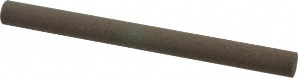 Norton - 6" Long x 1/2" Diam x 1/2" Thick, Aluminum Oxide Sharpening Stone - Round, Coarse Grade - USA Tool & Supply