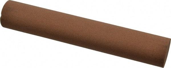 Norton - 6" Long x 1" Diam x 1" Thick, Aluminum Oxide Sharpening Stone - Round, Medium Grade - USA Tool & Supply