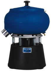 Made in USA - Stand Vibratory Tumbler with Timer - 23" Wide x 19" High x 23" Deep - USA Tool & Supply