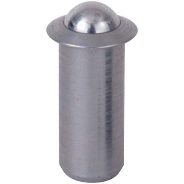 TE-CO - Press-Fit Ball Plungers Body Diameter (Decimal Inch): 0.5000 Body Length (Decimal Inch): 1.2180 - USA Tool & Supply