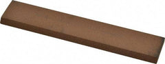 Norton - 5" Long x 1" Wide x 3/16" Thick, Aluminum Oxide Sharpening Stone - Rectangle, Medium Grade - USA Tool & Supply