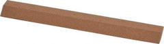 Norton - 4" Long x 9/16" Wide x 3/16" Thick, Aluminum Oxide Sharpening Stone - Diamond, Medium Grade - USA Tool & Supply