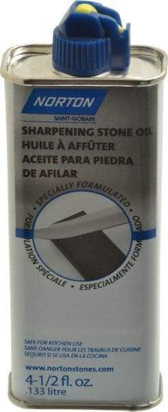 Norton - Sharpening Stone Oil Container Size Range: Smaller than 16 oz. Food Grade: NonFoodGrade - USA Tool & Supply