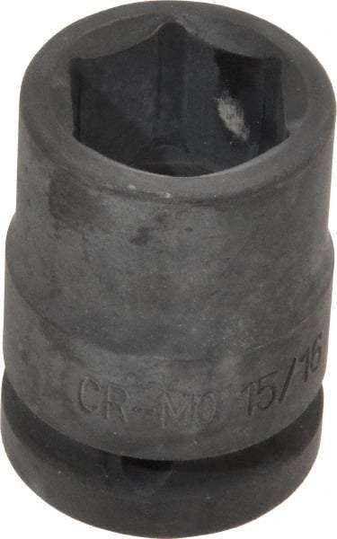 Blackhawk by Proto - 3/4" Drive 15/16" Standard Impact Socket - 6 Points, 2" OAL - USA Tool & Supply