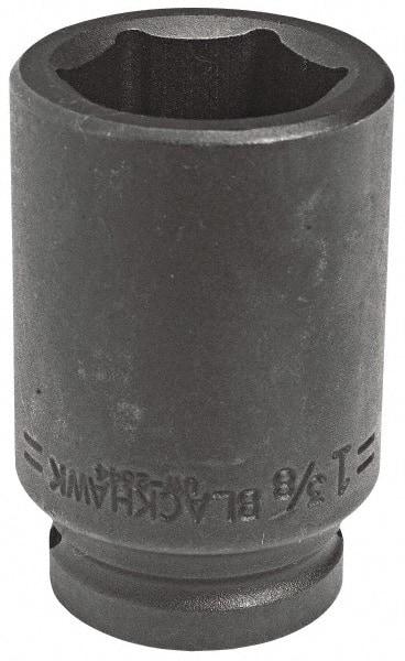 Blackhawk by Proto - 3/4" Drive 1-1/8" Deep Impact Socket - 6 Points, 3-1/4" OAL - USA Tool & Supply