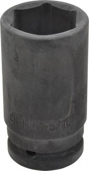 Blackhawk by Proto - 3/4" Drive 1-5/16" Deep Impact Socket - 6 Points, 3-1/4" OAL - USA Tool & Supply
