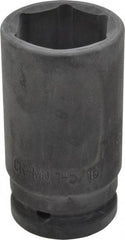 Blackhawk by Proto - 3/4" Drive 1-5/16" Deep Impact Socket - 6 Points, 3-1/4" OAL - USA Tool & Supply