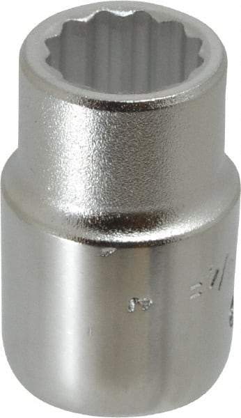 Blackhawk by Proto - 3/4", 3/4" Drive, Standard Hand Socket - 12 Points, 2" OAL, Chrome Finish - USA Tool & Supply