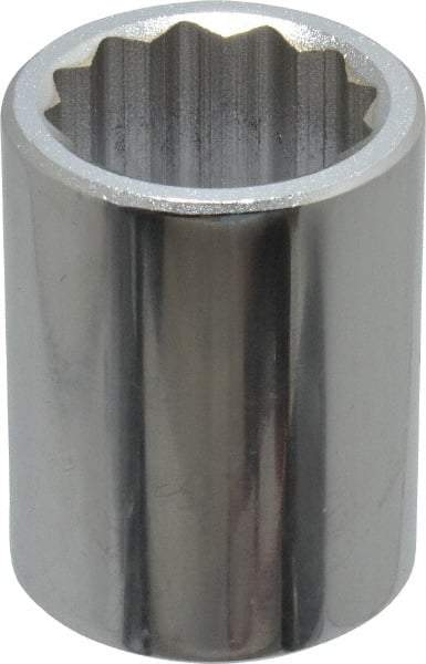 Blackhawk by Proto - 1-1/8", 3/4" Drive, Standard Hand Socket - 12 Points, 2-13/64" OAL - USA Tool & Supply