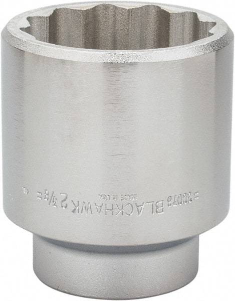 Blackhawk by Proto - 2-3/8", 3/4" Drive, Standard Hand Socket - 12 Points, 3-5/8" OAL - USA Tool & Supply