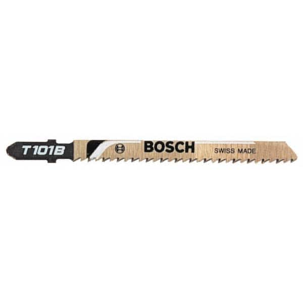 Bosch - 3-5/8" Long, 11 to 14 Teeth per Inch, Bi-Metal Jig Saw Blade - USA Tool & Supply