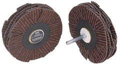 Dynabrade - 4" Diam 150 Grit Coated Sanding Star - Very Fine Grade, Spindle Mount - USA Tool & Supply