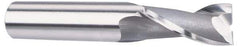 OSG - 19/32", 1-1/8" LOC, 1/2" Shank Diam, 3-1/8" OAL, 2 Flute, Vanadium High Speed Steel Square End Mill - Single End, TiCN Finish, Spiral Flute, 30° Helix, Centercutting, Right Hand Cut, Right Hand Flute, Series 573 - USA Tool & Supply