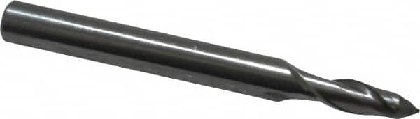 Magafor - 4mm Body Diam, 90°, 2" OAL, Solid Carbide Spotting Drill - USA Tool & Supply