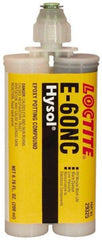 Loctite - 200 mL Cartridge Two Part Epoxy - 60 min Working Time, 3,110 psi Shear Strength, Series E-60NC - USA Tool & Supply