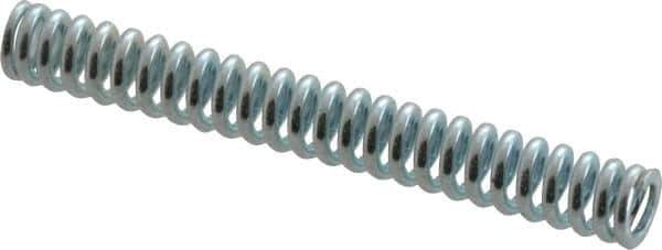 Gardner Spring - 0.12" OD, 0.022" Wire, 1" Free Length, Precision Compression Spring - 15 Lb Spring Rating, Music Wire - USA Tool & Supply