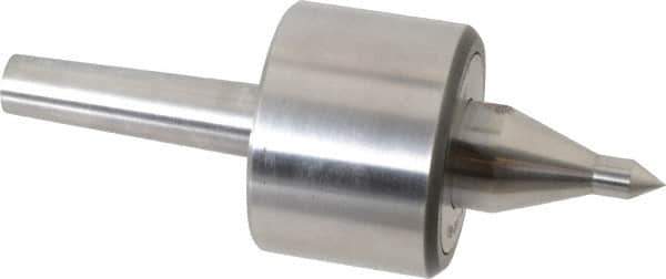 Riten - MT2 Taper Shank, 2-3/8" Head Diam 4,480 Lb Capacity Live Center - 4,000 Max RPM, 1-3/4" Head Length, 3/8" Point Diam, 1-7/8" Point Len, 310 Lb Max Workpc, 6-7/16" OAL, 5/8" Long Tip, Long Point - USA Tool & Supply