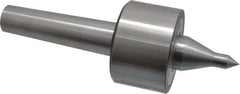 Riten - MT4 Taper Shank, 3" Head Diam 6,000 Lb Capacity Live Center - 4,000 Max RPM, 1-31/32" Head Length, 1/2" Point Diam, 2.2188" Point Len, 1,100 Lb Max Workpc, 8-5/8" OAL, 13/16" Long Tip, Long Point - USA Tool & Supply