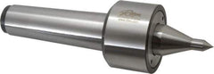 Riten - MT5 Taper Shank, 3-1/16" Head Diam 9,000 Lb Capacity Live Center - 5,000 Max RPM, 2-3/32" Head Length, 1/2" Point Diam, 2-1/2" Point Len, 1,100 Lb Max Workpc, 11-3/8" OAL, 15/16" Long Tip, Long Point - USA Tool & Supply