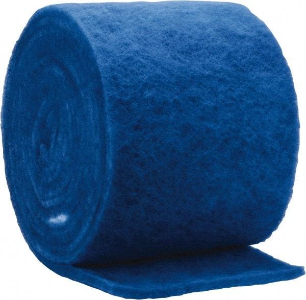 Made in USA - 45' Long x 20" Wide x 2" Thick Polyester Media Air Filter Media Roll - MERV 4, 78% Arrestance Efficiency, 500 FPM Max Air Flow, 0.2" wpg Init Resist, 1" wpg Final Resist, Use with Any Unit - USA Tool & Supply