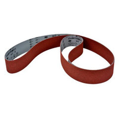 3M Cubitron II Cloth Belt 981F 3 × 132″ 36+ YF-weight Film-lok - USA Tool & Supply
