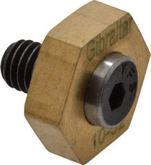 Gibraltar - 1/2" Hex, 10-32 Stud Thread, Symmetrical Hex Clamp - 0.11" Hex Height, 11/32" Thread Length, 10 Clamps - USA Tool & Supply