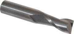 OSG - 3/4", 1-1/2" LOC, 3/4" Shank Diam, 4" OAL, 2 Flute, Solid Carbide Square End Mill - Single End, Uncoated, Spiral Flute, 30° Helix, Centercutting, Right Hand Cut, Right Hand Flute, Series 402 - USA Tool & Supply