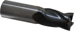 OSG - 1", 1-1/2" LOC, 1" Shank Diam, 4" OAL, 4 Flute, Solid Carbide Square End Mill - Single End, TiAlN Finish, Spiral Flute, 30° Helix, Centercutting, Right Hand Cut, Right Hand Flute, Series 404 - USA Tool & Supply