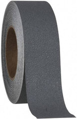 NMC - Gray Solid Color Anti-Slip Vinyl Cleat - 6" Wide x 2' Long x 0.02" Thick, General Traffic - USA Tool & Supply