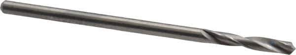 M.A. Ford - #41 118° Spiral Flute Solid Carbide Screw Machine Drill Bit - Bright Finish, Right Hand Cut, 1/2" Flute Length, 2" OAL, Faceted Point, Straight Shank - USA Tool & Supply