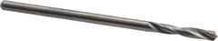 M.A. Ford - #41 118° Spiral Flute Solid Carbide Screw Machine Drill Bit - Bright Finish, Right Hand Cut, 1/2" Flute Length, 2" OAL, Faceted Point, Straight Shank - USA Tool & Supply