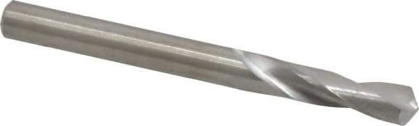 M.A. Ford - 0.234" 118° Spiral Flute Solid Carbide Screw Machine Drill Bit - Bright Finish, Right Hand Cut, 1" Flute Length, 2-1/2" OAL, Faceted Point, Straight Shank - USA Tool & Supply