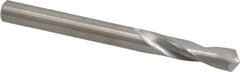 M.A. Ford - 0.234" 118° Spiral Flute Solid Carbide Screw Machine Drill Bit - Bright Finish, Right Hand Cut, 1" Flute Length, 2-1/2" OAL, Faceted Point, Straight Shank - USA Tool & Supply