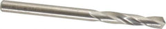 M.A. Ford - 4.0005mm 118° Spiral Flute Solid Carbide Screw Machine Drill Bit - Bright Finish, Right Hand Cut, 22mm Flute Length, 55mm OAL, Faceted Point, Straight Shank - USA Tool & Supply