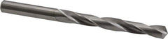 M.A. Ford - Letter E (1/4) 118° Solid Carbide Jobber Drill - Bright Finish, Right Hand Cut, Spiral Flute, Straight Shank, 3-1/4" OAL, Faceted Point - USA Tool & Supply