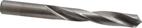 M.A. Ford - 33/64" 118° Solid Carbide Jobber Drill - Bright Finish, Right Hand Cut, Spiral Flute, Straight Shank, 5" OAL, Faceted Point - USA Tool & Supply
